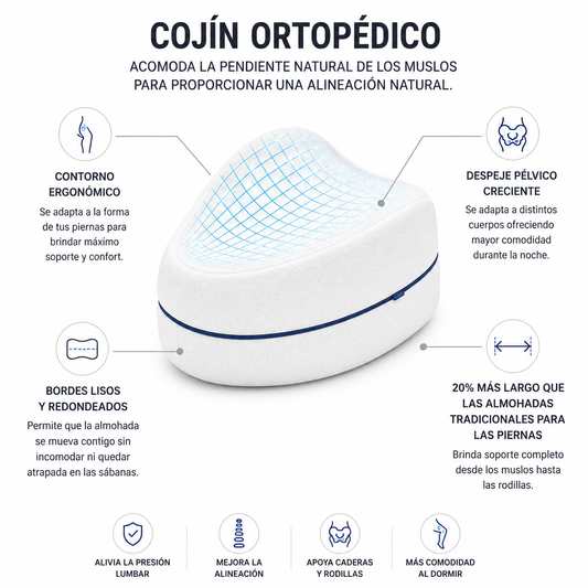 Almohadas Para Piernas - Ergonómica Adaptable